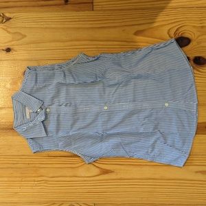 Banana Republic Sleeveless Non-Iron Button Down